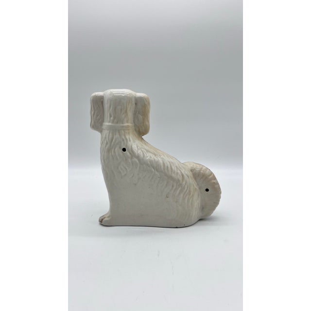 Antique English Staffordshire Spaniel Dog, Circa 1850's For Sale - Image 11 of 12