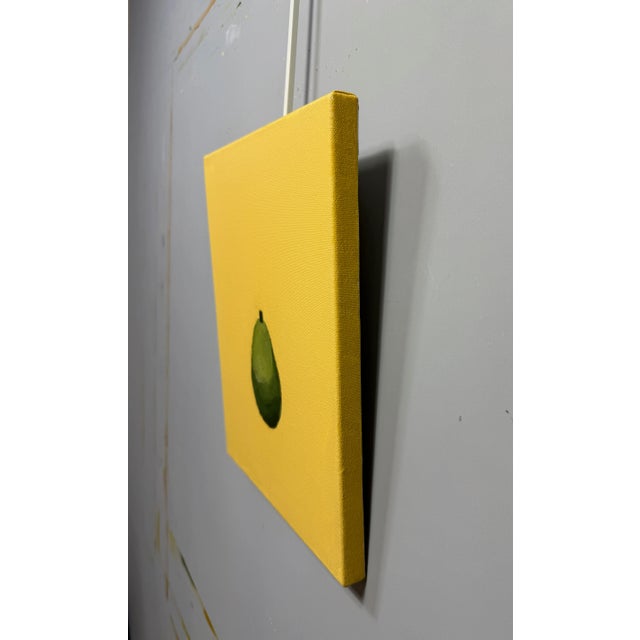 Realism Avocado - Original Still Life Painting For Sale - Image 3 of 4