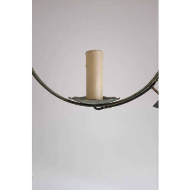 Josef Frank 1950s Round Arrow Decorated Pendant For Sale - Image 4 of 7