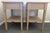 Chestnut Pair of Noir Oxford 1 Drawer Side Tables in Weathered Finish For Sale - Image 8 of 12