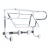 Art Deco Streamlined Machine Age Wall Mounted Chrome Hat/Coat Rack W/ Mirror For Sale