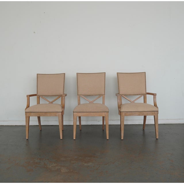 Restoration Hardware Tommy Bahama Los Altos Alderman Dining Chairs (Set of 6) For Sale - Image 4 of 16