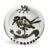 Pablo Picasso: “Oiseau au soleil”, 1952. Stamped Edition Picasso. Small earthenware bowl. Diam. 14.5. 500 units produced