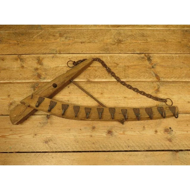 Rustic Rustic Primitive Wooden Farming Hooks For Sale - Image 3 of 12