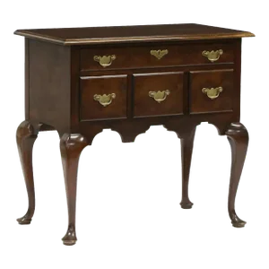 Baker Mahogany Vanity or Lowboy in the Queen Anne Williamsburg Style