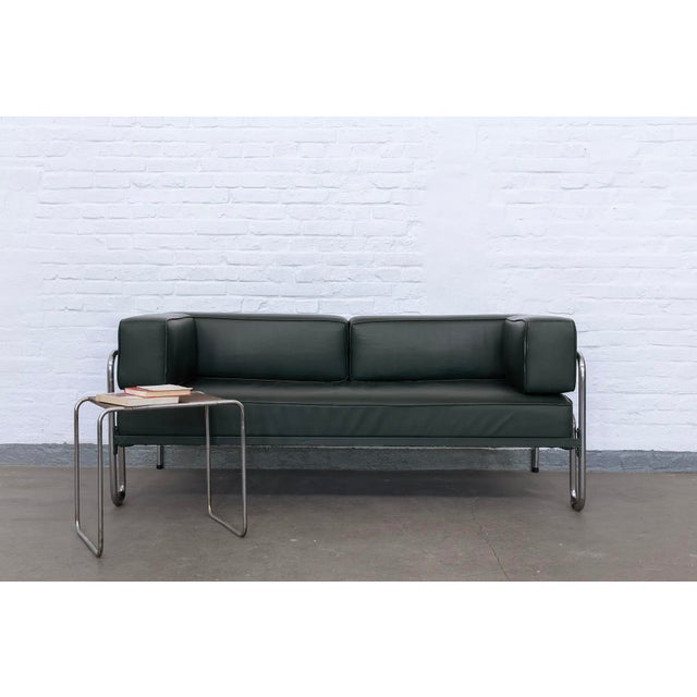 Bauhaus Bauhaus Tubular Steel Daybed by Robert Slezak, 1934 For Sale - Image 3 of 11