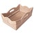 Wood Artifacts Rattan Rectangular Scalloped Shelf Basket - White Wash For Sale - Image 7 of 7