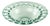 Art Deco Glass Bowl from Couronne Co., USA, 1980s For Sale