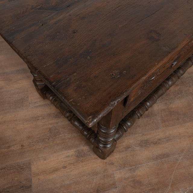 17th Century Console Table With Two Carved Drawers, Portugal For Sale - Image 15 of 18