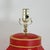 Vintage Red Chinoiserie Hand-Painted Hexagon Tea Caddy Table Lamps - a Pair For Sale - Image 9 of 11