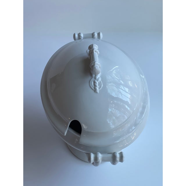 Antique J&G Meakin White Ironstone China Soup Tureen with rope details. A beautiful piece to add to your collection. Other...