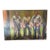 1990s Large Original Oil Painting by Beth Pearson Lund Called "Roughnecks" For Sale