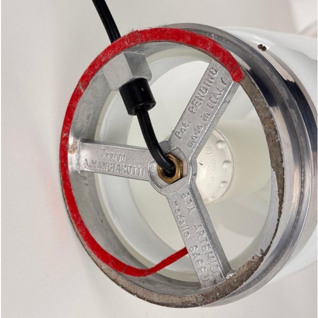 Metal Early Edition Saffo Table Lamp by Angelo Mangiarotti for Artemide, Italy, 1967 For Sale - Image 7 of 11