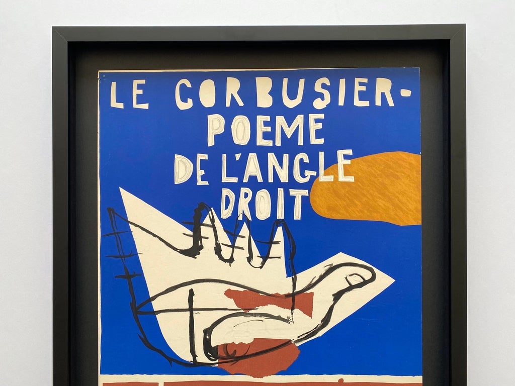 Le Corbusier Vintage 1955 Mid Century Modernist Mourlot Fine Art