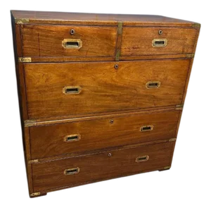 Military Campaign Chest of Drawers