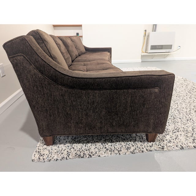 Vintage curved sofa by Daniel Jones, NY. Circa 1960s. Second owner. Used very little. Original fabric in very good...