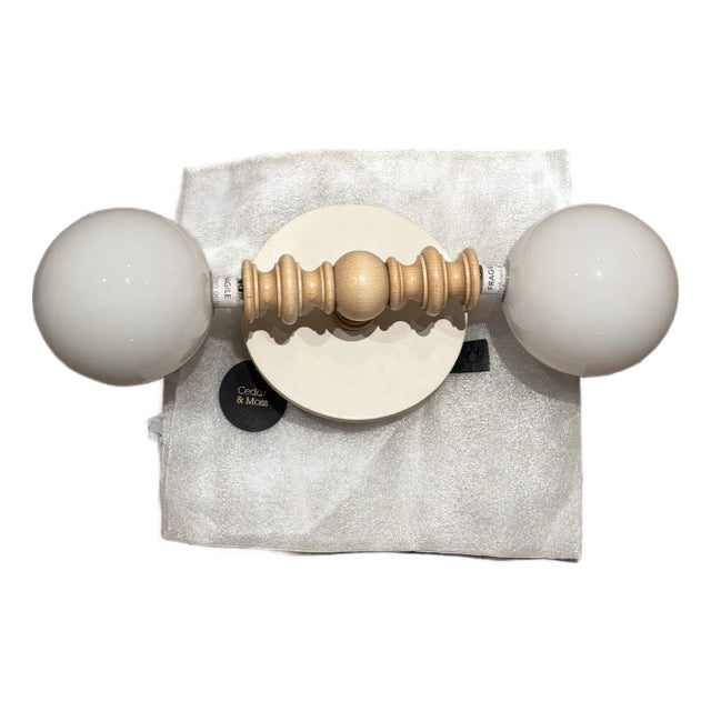 Wall Mounted Cedar and Moss Sconce For Sale