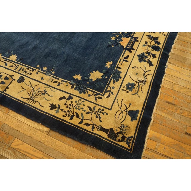 Textile Early 20th Century Chinese Peking Carpet For Sale - Image 7 of 9