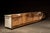 Wood Early 20th Century Monumental Industrial Shop Workbench Cabinet With Labeled Drawers For Sale - Image 7 of 18