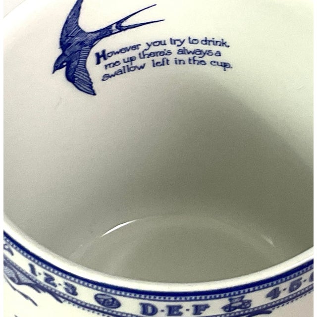 Traditional 1990s Spode-“Edwardian Childhood”-Historical Pattern Porcelain Child Set – Featuring a Teacup,cereal Bowl and Dinner Plate For Sale - Image 3 of 8