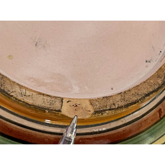 Antique Hand Thrown Italian Bowl For Sale In Chicago - Image 6 of 12