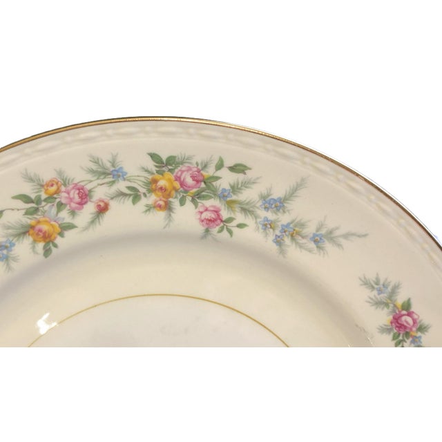 Mid 20th Century Homer Laughlin Plates, Eggshell Georgian, "Countess" Pattern, L58n5- Set of 7 For Sale - Image 4 of 5