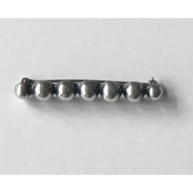 Rare Mexican Modern Silver Jewelry Suite Caviar Model William Spratling For Sale - Image 10 of 12