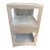 Vintage White 1950's Michael Taylor End Table For Sale