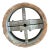 Early 19th Century Large Industrial French Circular Wood Factory Mold For Sale