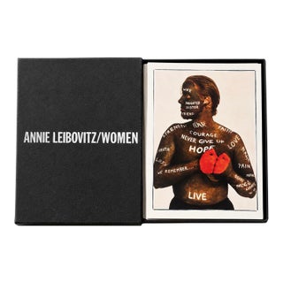 Annie Leibovitz Women Postcard Collection in Original Box - Set of 25 For Sale