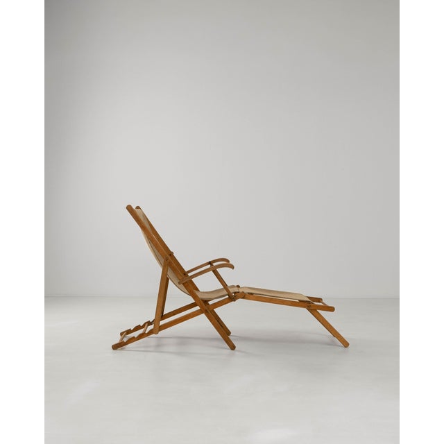 1960s French Folding Chaise Lounge Chair For Sale - Image 17 of 18