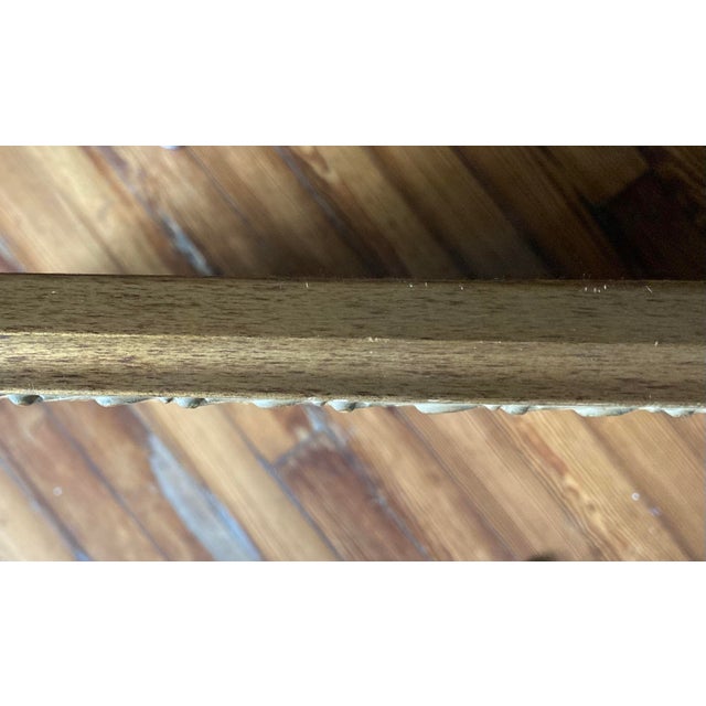 Original Signed Charcoal Drawing of Black Cat in Gold Vintage Frame With Beautiful Matting. For Sale - Image 4 of 9