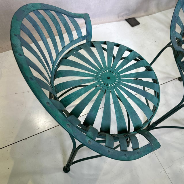 1930s Pair of Francois Carre Tall Chairs For Sale - Image 6 of 12