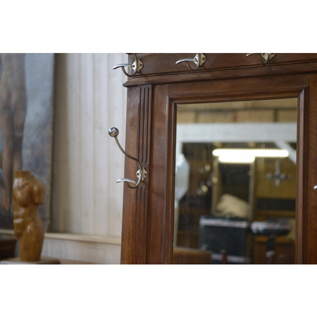 1920s Wooden Coat Rack, 1920s For Sale - Image 5 of 9