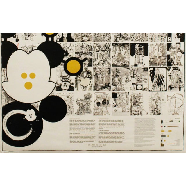 Paper 2000 Austrian Exhibition Poster, Metabolics by Thomas Feuerstein For Sale - Image 7 of 8