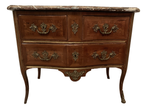 Louis XV Commode with Curved Front, 1700s