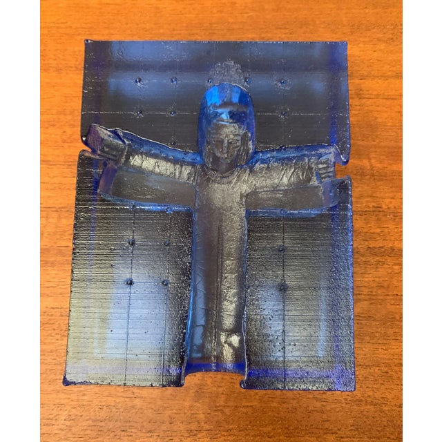 Vintage Swedish Glass Icon Series Godsend Sculpture by Bertil Vallien for Kosta Boda For Sale - Image 14 of 18