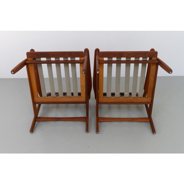 Danish Modern Teak Lounge Chairs, 1960s, Set of 2 For Sale - Image 16 of 18