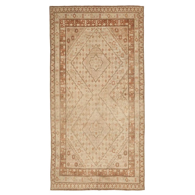 Textile Mid 20th Century Mid 20th Century Washed Out Large Khotan Rug For Sale - Image 7 of 7