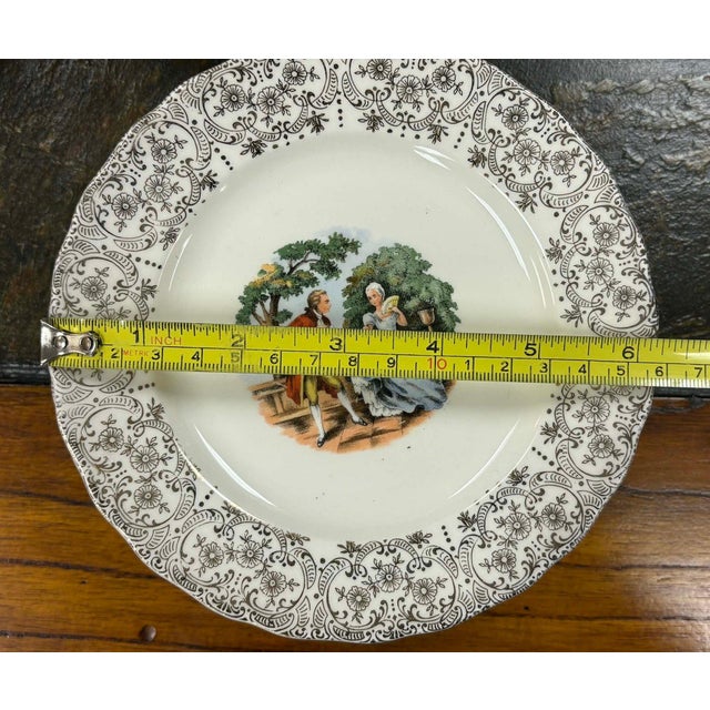 Vintage Chantilly by Sebring Pottery Set - 22k Gold Filigree - 26-Piece For Sale - Image 11 of 14