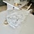 Pair of Mazzega Murano White and Clear Glass Leaf Wall Sconces For Sale - Image 11 of 18