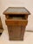 Arts & Crafts Antique Oak and Marble Cabinet Stand For Sale - Image 3 of 13