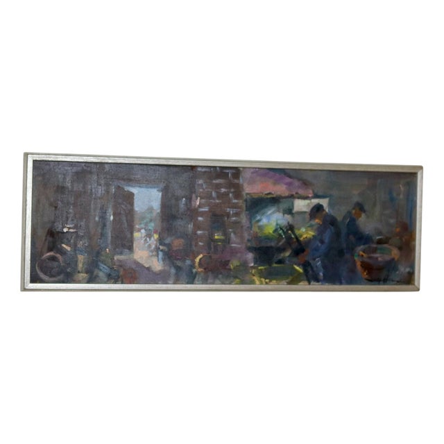 Uno Hubert Karlsson, Workers in Motion, Oil For Sale