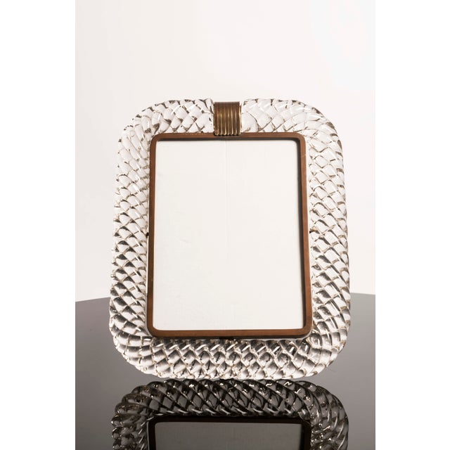 A Treccia Table Frame by Carlo Scarpa for Venini, Murano, 1930s For Sale - Image 3 of 11
