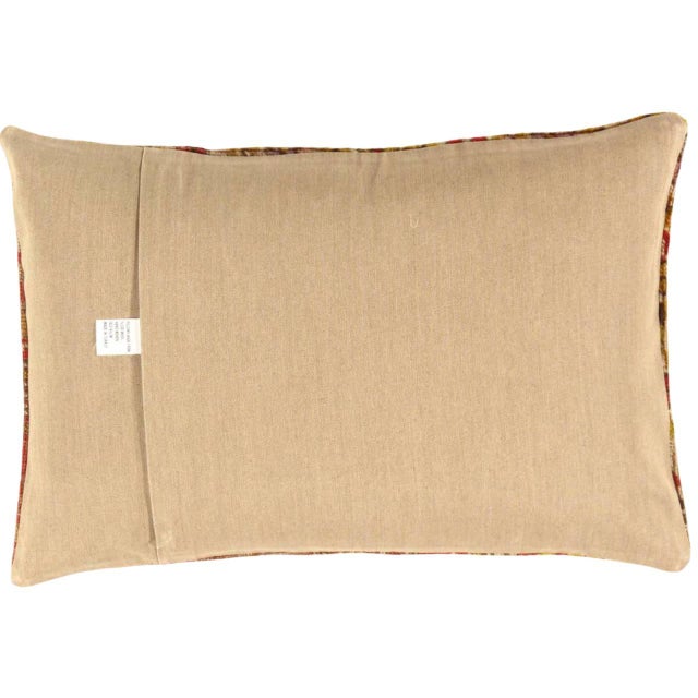 Offered is Vintage handwoven Turkish pillow. This is 100% wool. Back 100% cotton. Beautiful colors and well made. This...