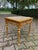 Wood 1980s French Louis XVI Gold Beech Marble Side Table For Sale - Image 7 of 8