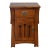 Mission Style Solid Quarter Sawn Oak Keyhole Nightstand For Sale