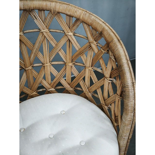 Italian Bamboo and Rattan Lounge Chairs, 1960s, Set of 2 For Sale - Image 13 of 18