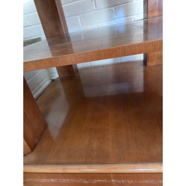 Late 20th Century Baker Furniture Maple Side Table - Neo Classical For Sale In Chicago - Image 6 of 8