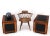 Pair of Rosewood Deep One Door Night Stands End Side Tables Bookcase For Sale - Image 10 of 13